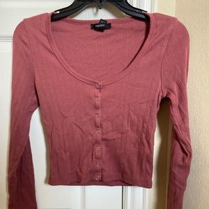 Long Sleeve Crop Top